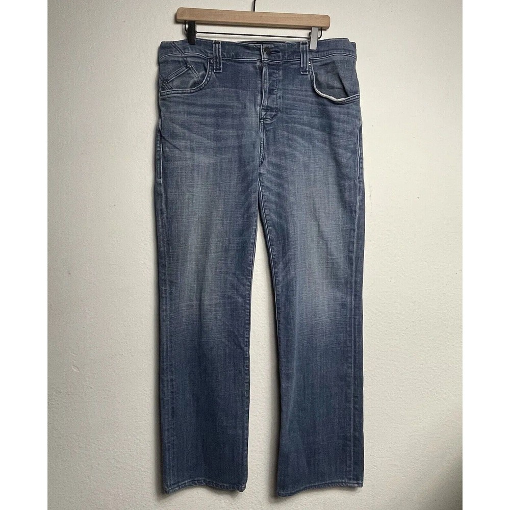 Rock & Republic Jeans Size 38 RN#110113 CA#19371 Stitch Back Pockets Button Fly